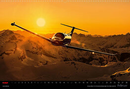 Kalenderblatt Cockpit 2026 Februar