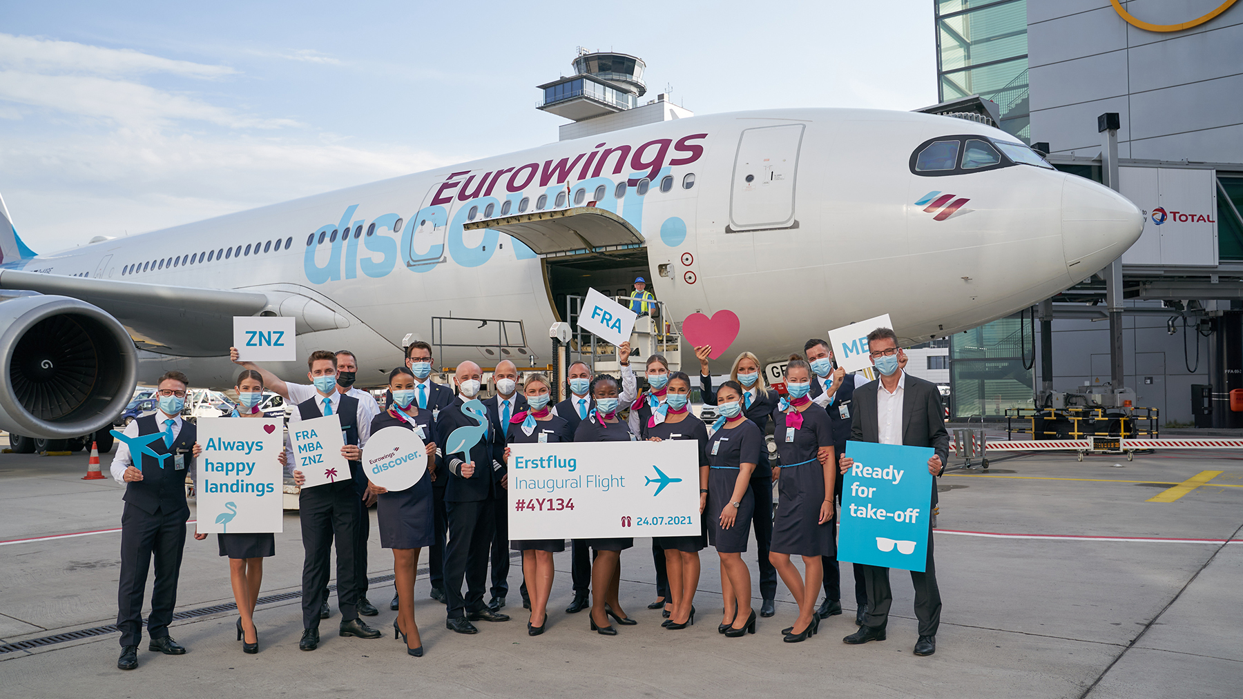 «Eurowings Discover» hat den Betrieb aufgenommen Cockpit